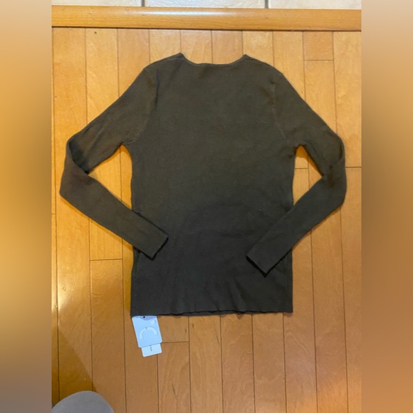 Commense - Brown Ribbed-Knit Sweater - Sz L - Picture 5 of 10